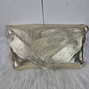 Chic Vintah Gold Envelope Shoulder Bag